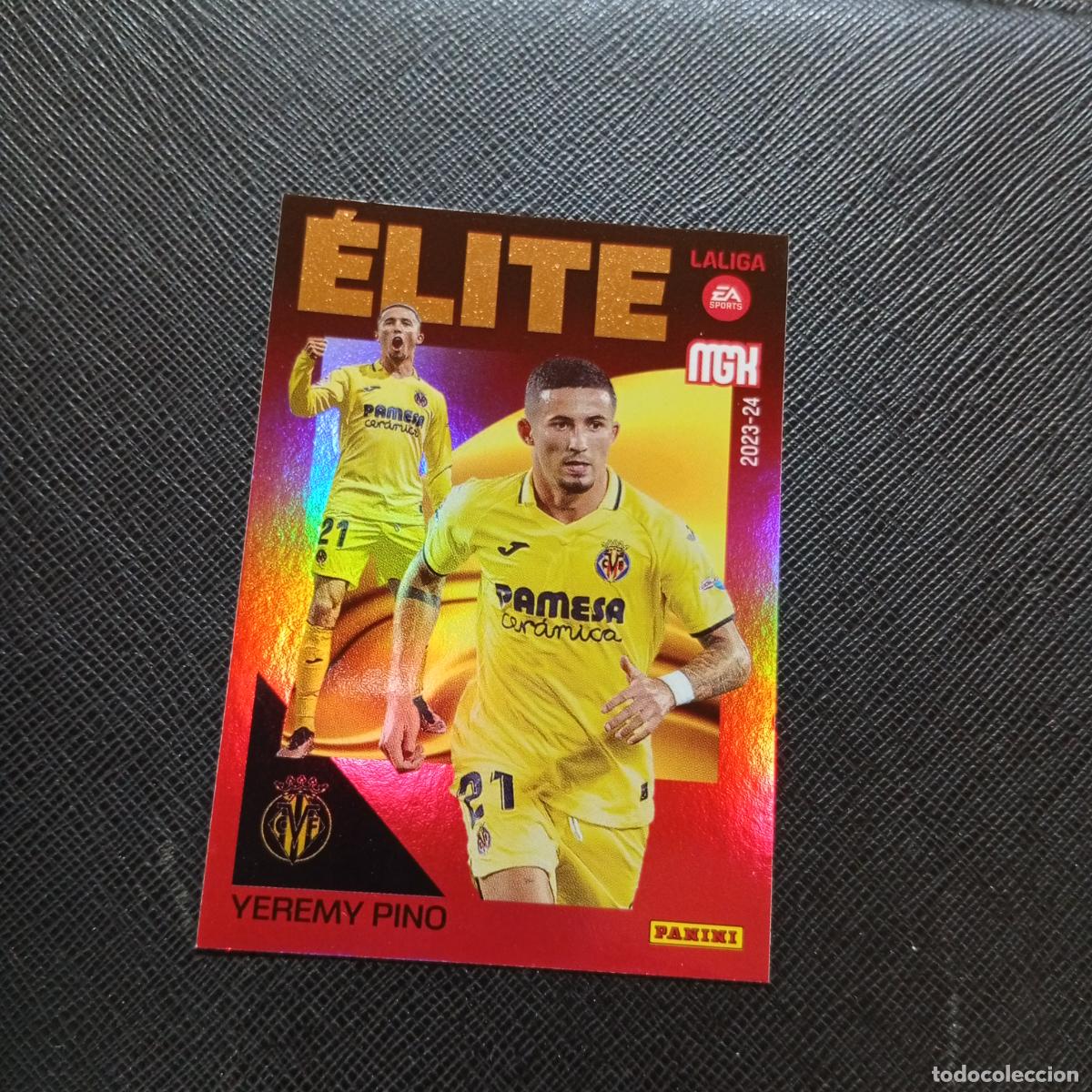 Cromos de F&uacute;tbol: 17 YEREMI PINO VILLARREAL PANINI MEGACRACKS 2023 2024 CROMO FUTBOL 23 24 - A143 PG172 ELITE