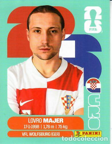 Cromos de F&uacute;tbol: CROMO PANINI MUNDIAL WORLD CUP 2026 - CRO 12 - LOVRO MAJER - CROACIA