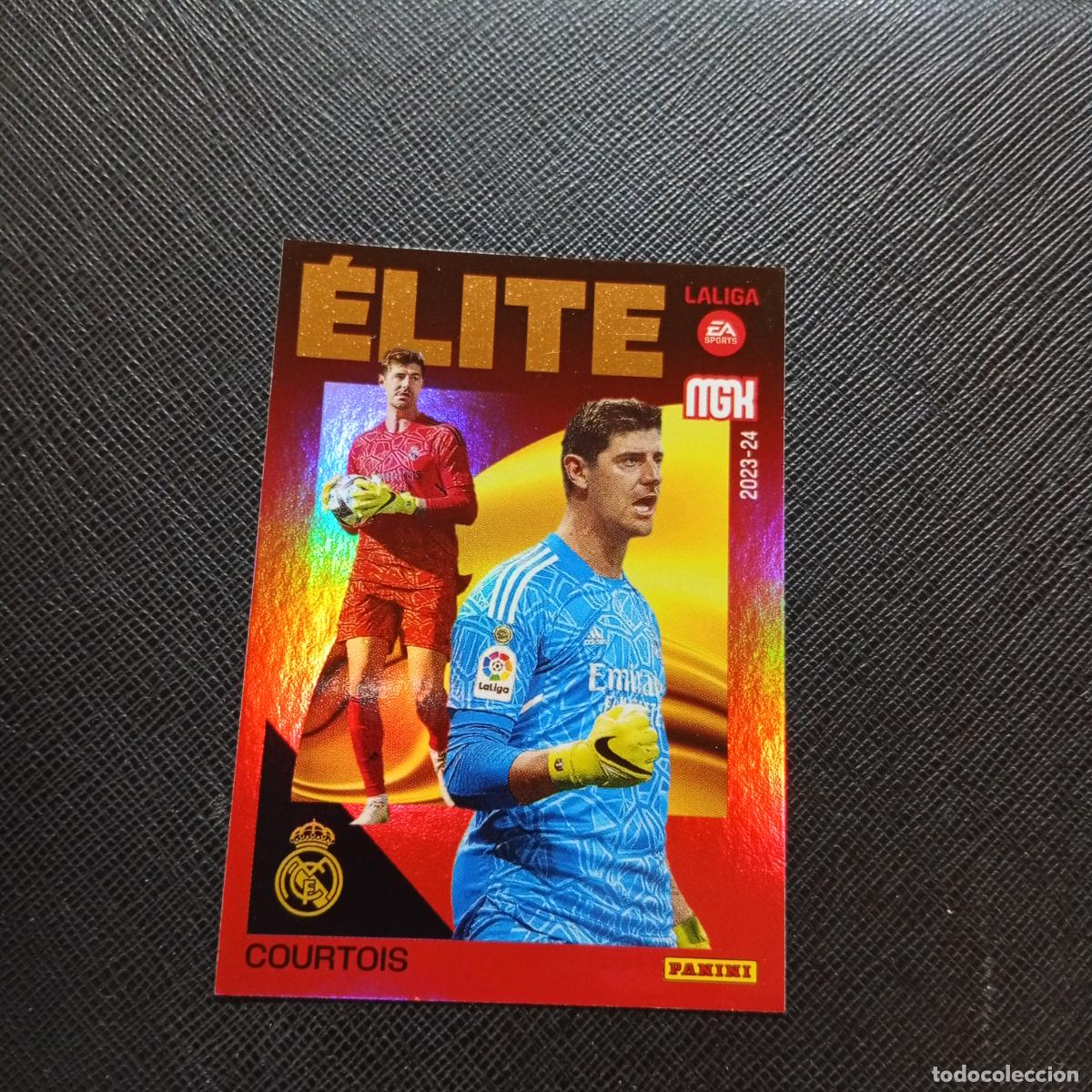 Cromos de F&uacute;tbol: 2 COURTOIS REAL MADRID PANINI MEGACRACKS 2023 2024 CROMO FUTBOL 23 24 - A143 PG181 ELITE