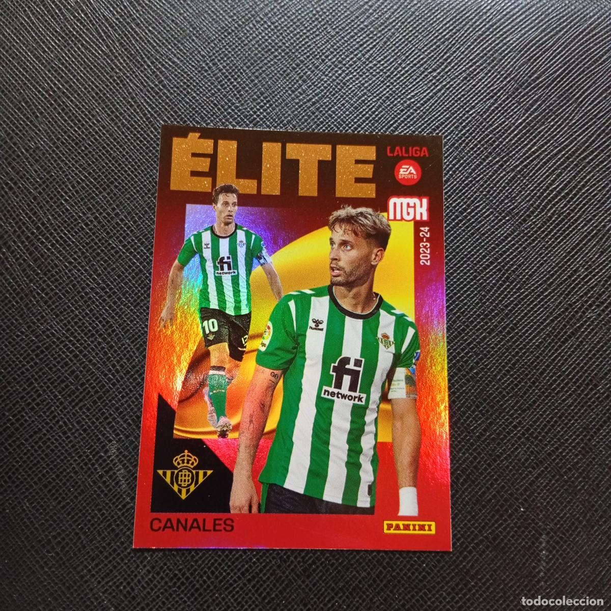 Cromos de F&uacute;tbol: 1 CANALES REAL BETIS PANINI MEGACRACKS 2023 2024 CROMO FUTBOL 23 24 - A143 PG181 ELITE