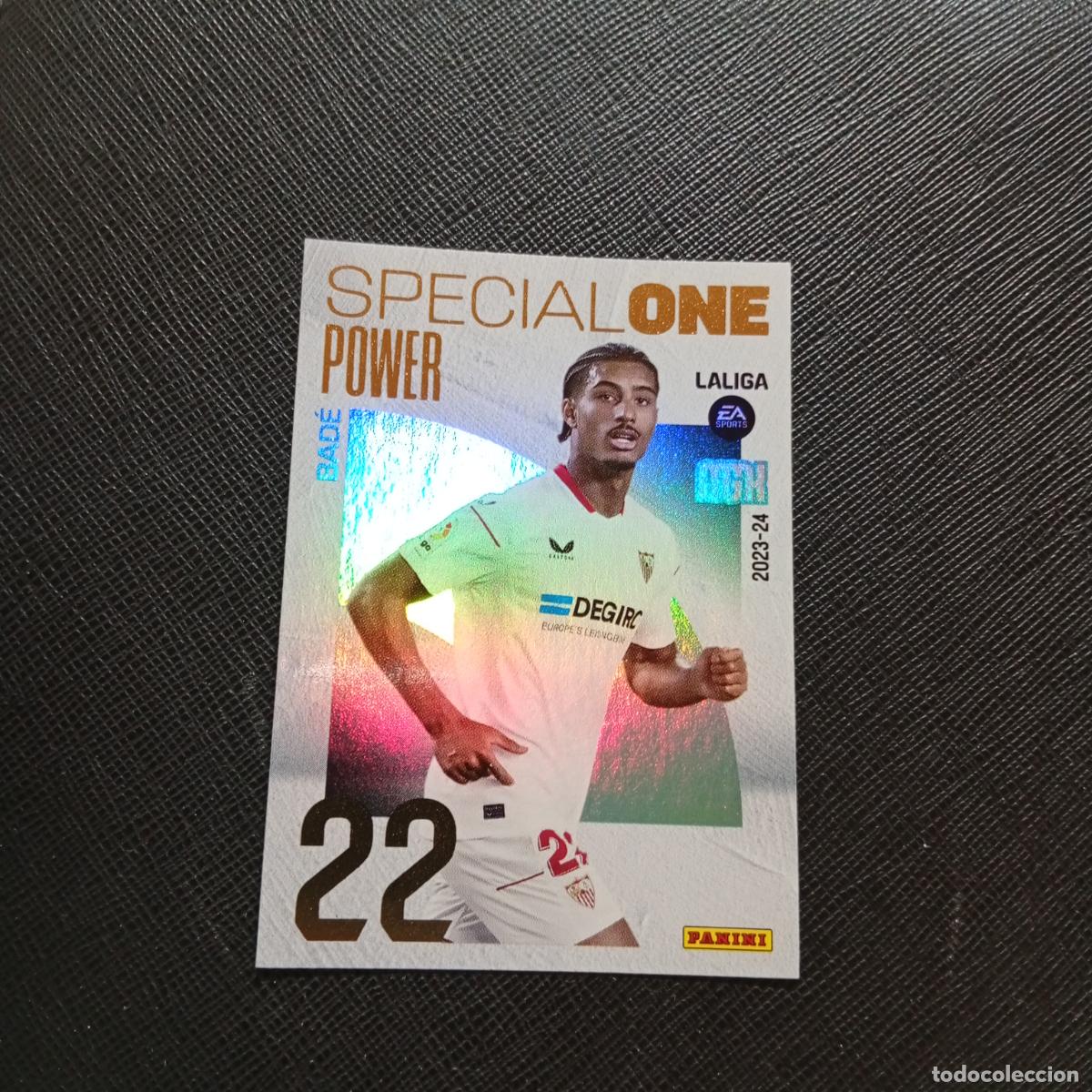 Cromos de F&uacute;tbol: P384 384 BADE SEVILLA PANINI MEGACRACKS 2023 2024 FUTBOL 23 24 - A143 PG181 SPECIAL ONE POWER