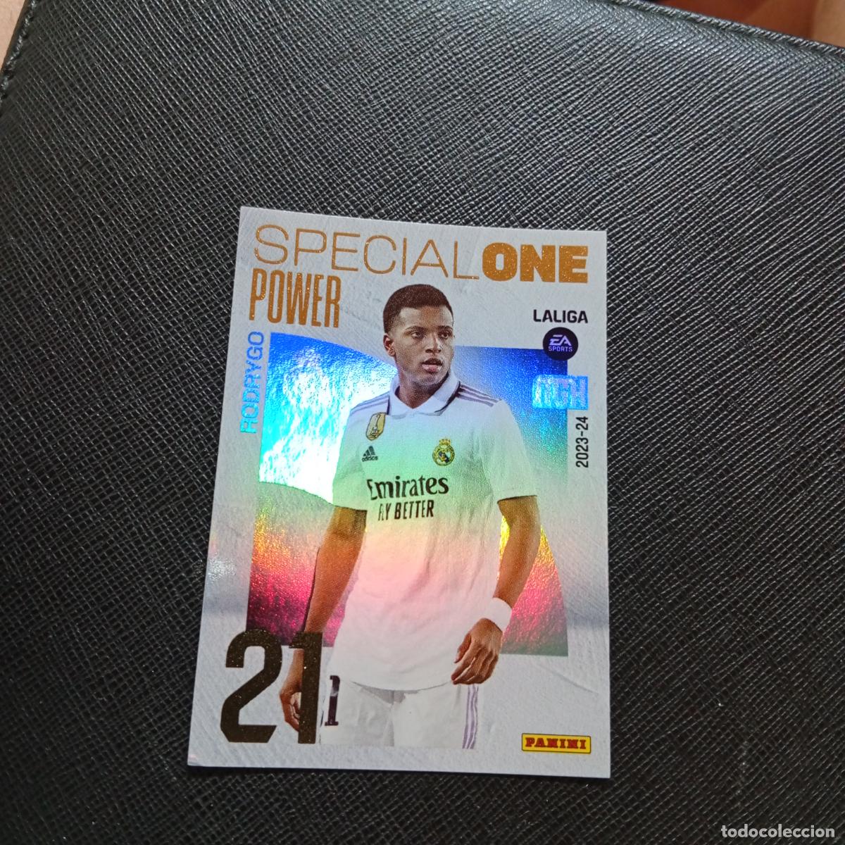 Cromos de F&uacute;tbol: P403 403 RODRYGO REAL MADRID PANINI MEGACRACKS 2023 2024 FUTBOL 23 24 - A143 PG199 SPECIAL ONE POWER