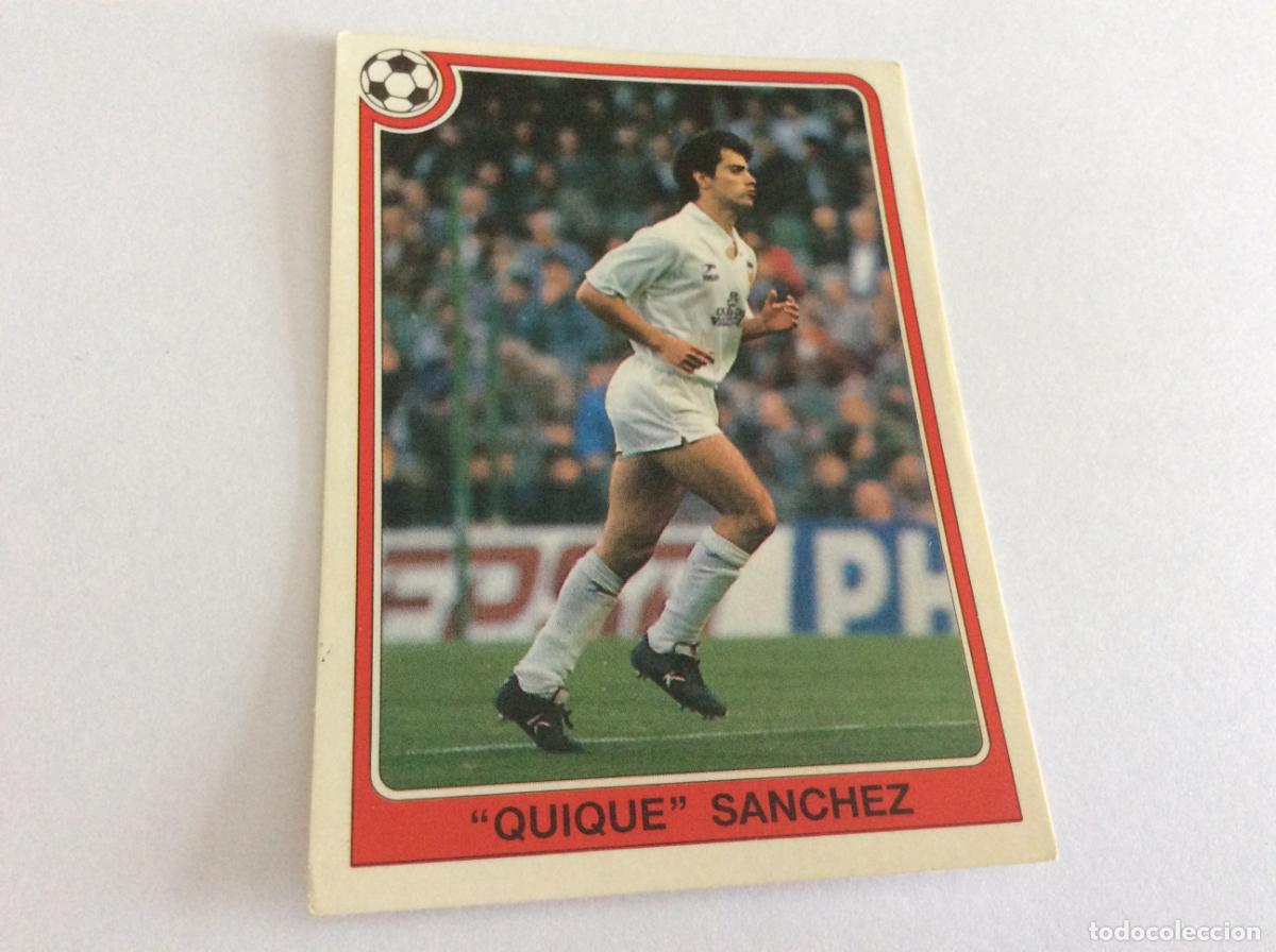 Cromos de F&uacute;tbol: 66 Quique S&aacute;nchez Valencia CF Estrellas de la Liga F&uacute;tbol 92 93 Panini 1992