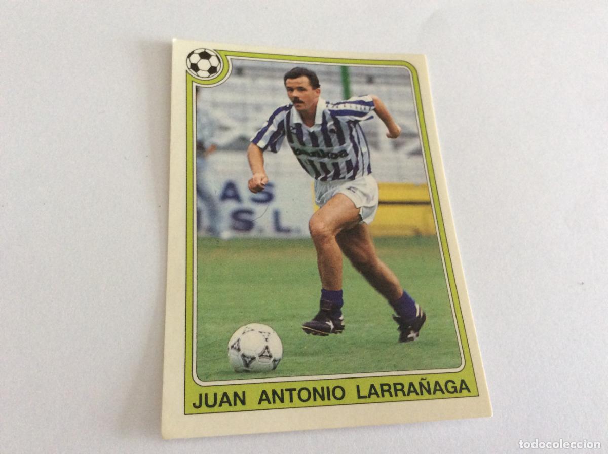 Cromos de F&uacute;tbol: 73 Juan Antonio Larra&ntilde;aga Real Sociedad Estrellas de la Liga F&uacute;tbol 92 93 Panini 1992