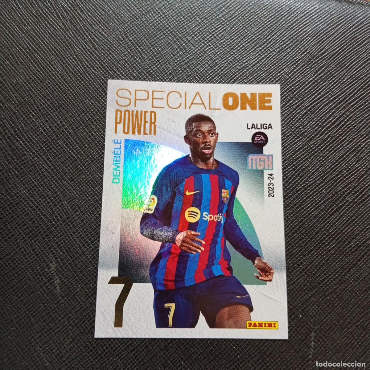 Cromos de F&uacute;tbol: P390 390 DEMBELE BARCELONA PANINI MEGACRACKS 2023 2024 CROMO FUTBOL 23 24 - A143 PG226