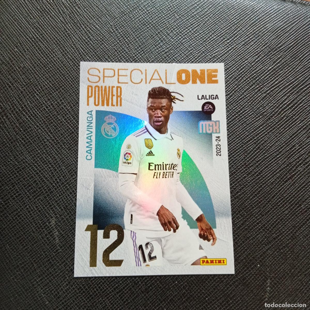 Cromos de F&uacute;tbol: P386 386 CAMAVINGA REAL MADRID PANINI MEGACRACKS 2023 2024 CROMO FUTBOL 23 24 - A143 PG235