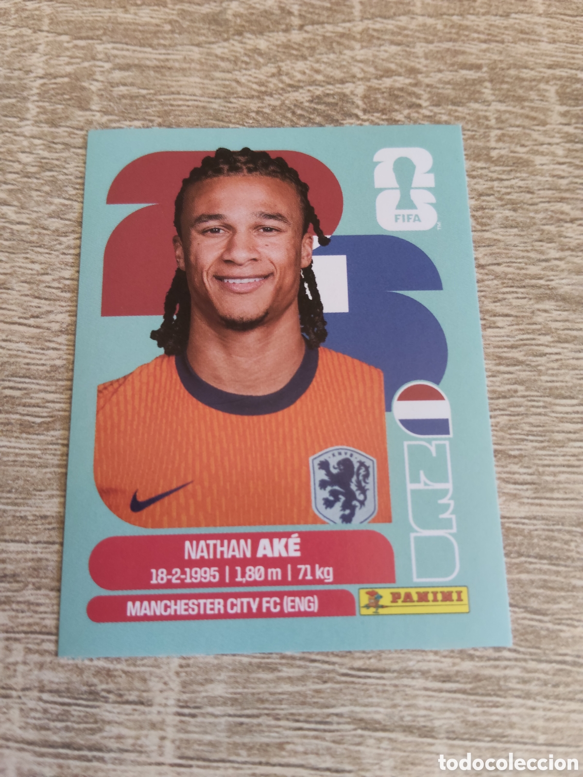 Cromos de F&uacute;tbol: Panini mundial 2026 NED 7 Nathan Ake Holanda