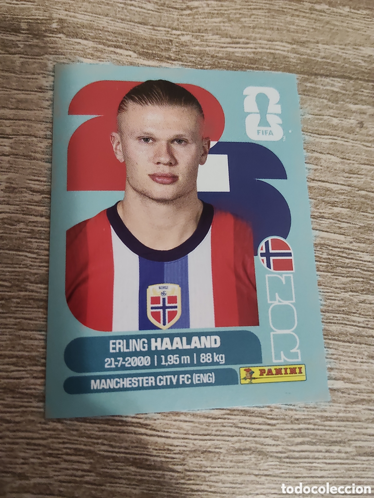 Cromos de F&uacute;tbol: Panini mundial 2026 NOR 15 Erling Haaland Noruega