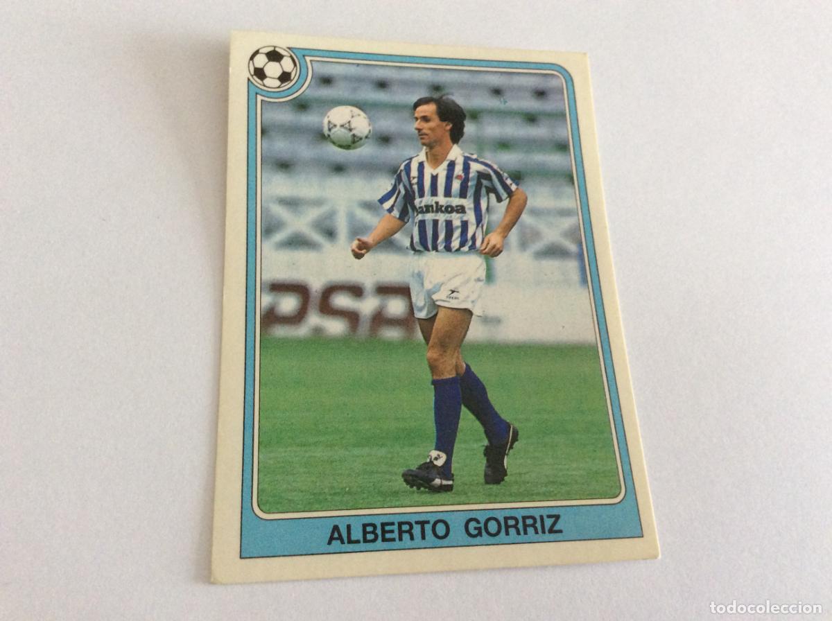 Cromos de F&uacute;tbol: 87 Alberto Gorriz Real Sociedad Estrellas de la Liga F&uacute;tbol 92 93 Panini 1992