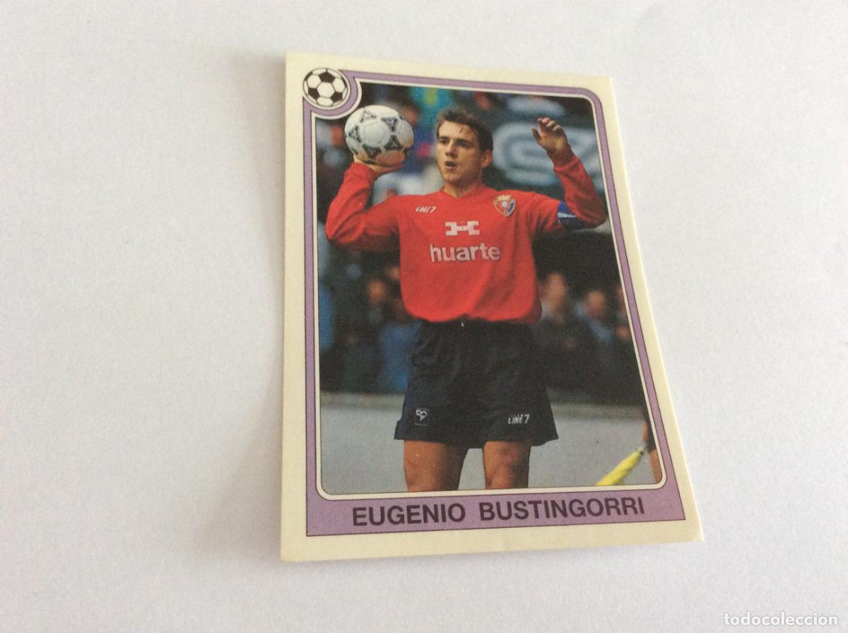 Cromos de F&uacute;tbol: 95 Eugenio Bustingorri CA Osasuna Estrellas de la Liga F&uacute;tbol 92 93 Panini 1992