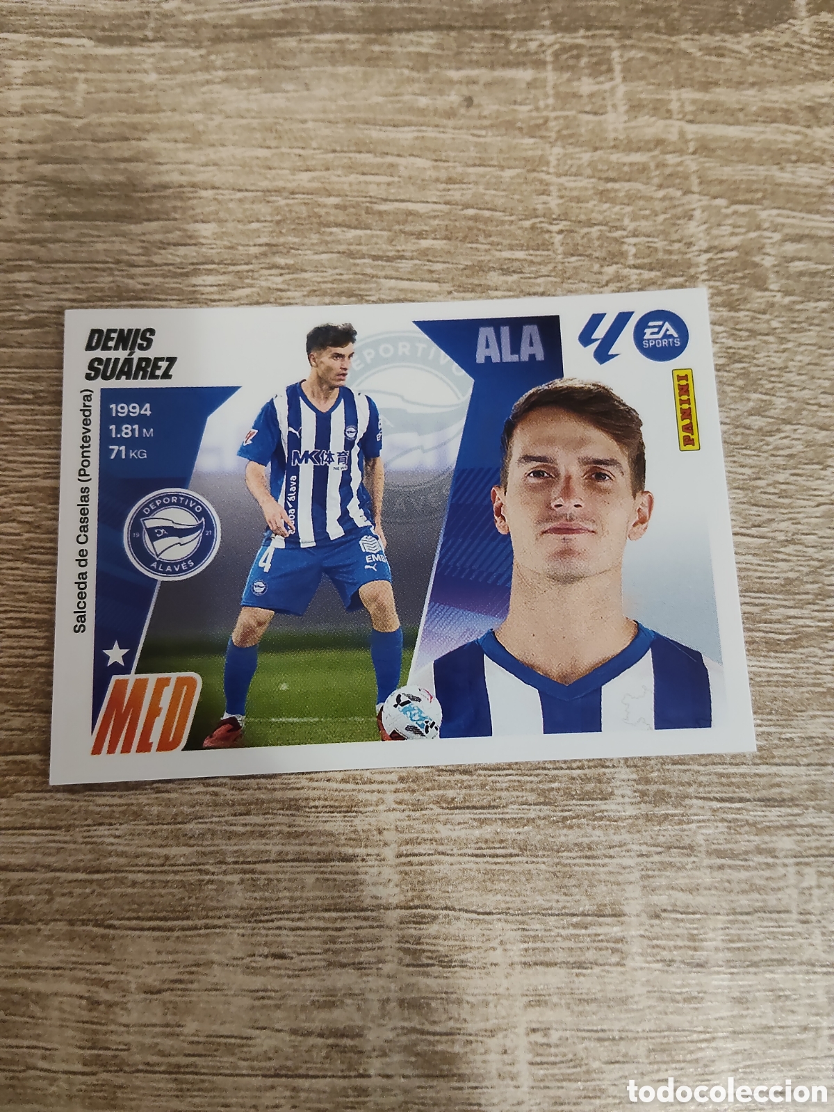 Cromos de Futebol: Denis Su&aacute;rez Alav&eacute;s fichaje 51 liga 2025 2026 25 26 ediciones este