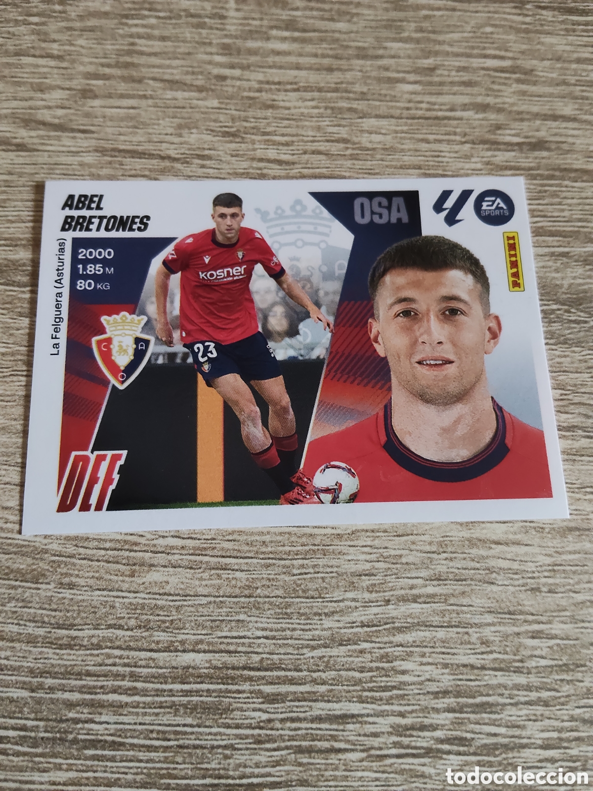Figurine di Calcio: Abel Bretones Osasuna liga 2025 2026 25 26 ediciones este