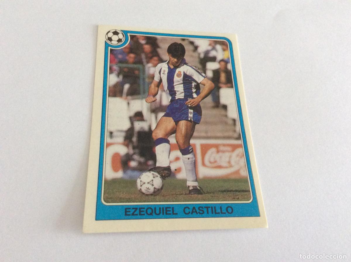 Figurine di Calcio: 120 Ezequiel Castillo RCD Espa&ntilde;ol Estrellas de la Liga F&uacute;tbol 92 93 Panini 1992