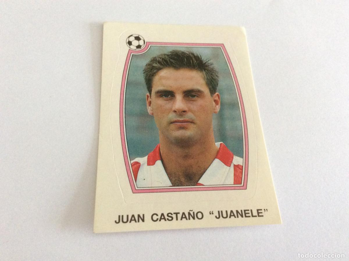 Cromos de F&uacute;tbol: 163 Juanele Sporting Gij&oacute;n Estrellas de la Liga F&uacute;tbol 92 93 Panini 1992