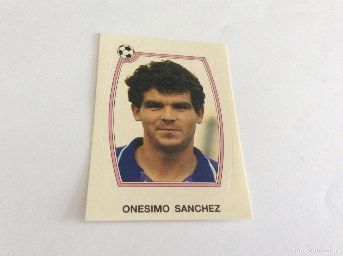 Cromos de F&uacute;tbol: 164 On&eacute;simo S&aacute;nchez Real Valladolid Estrellas de la Liga F&uacute;tbol 92 93 Panini 1992