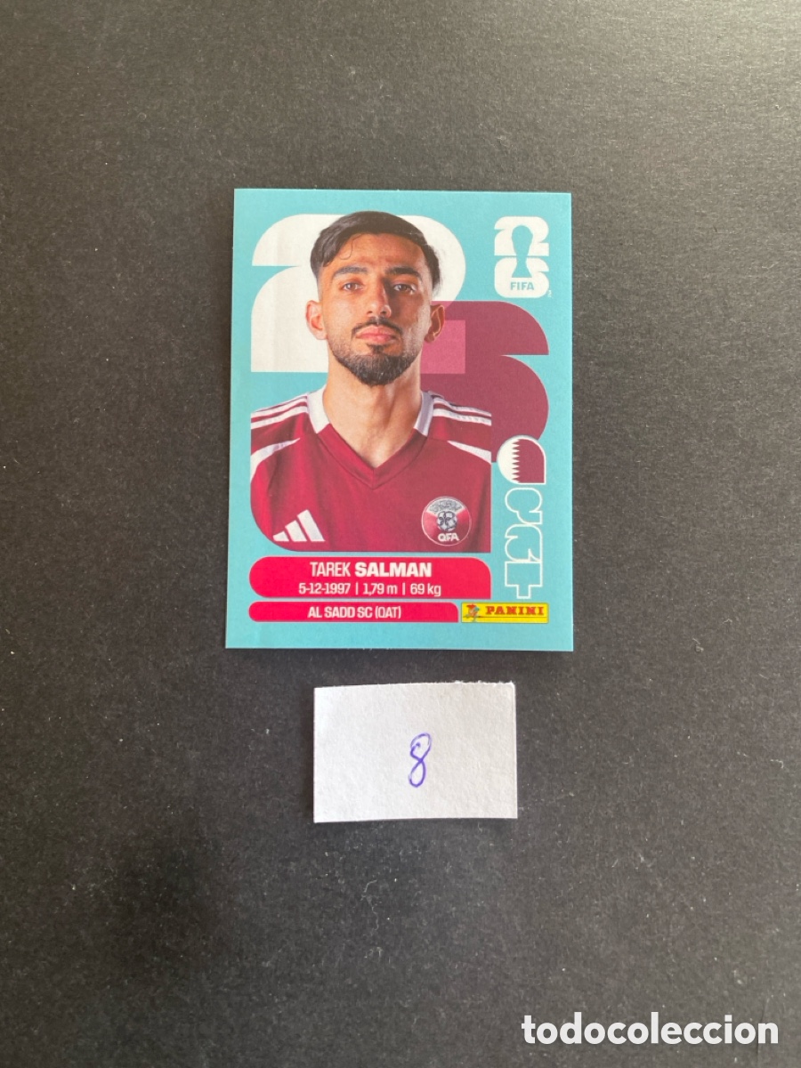 Cromos de F&uacute;tbol: Cromo Qatar Mundial 26 N* 8 nuevo