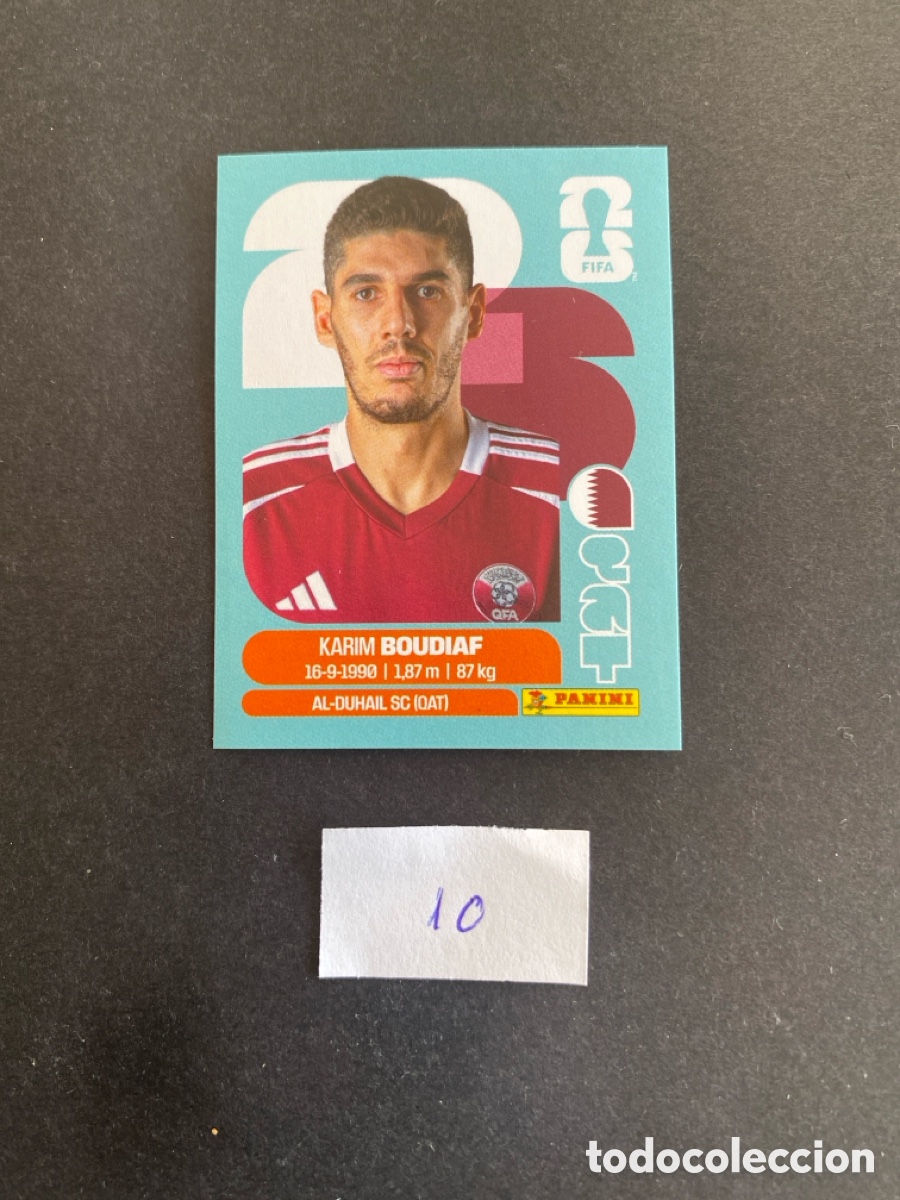 Cromos de F&uacute;tbol: Cromo Qatar Mundial 26 N* 10 nueva