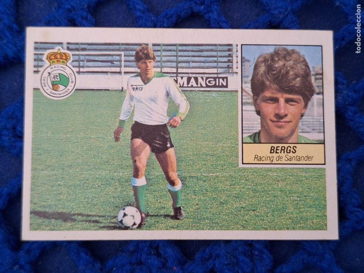 Figurine di Calcio: 84 85 ESTE NUNCA PEGADO BAJA DIFICIL RACING SANTANDER BERGS