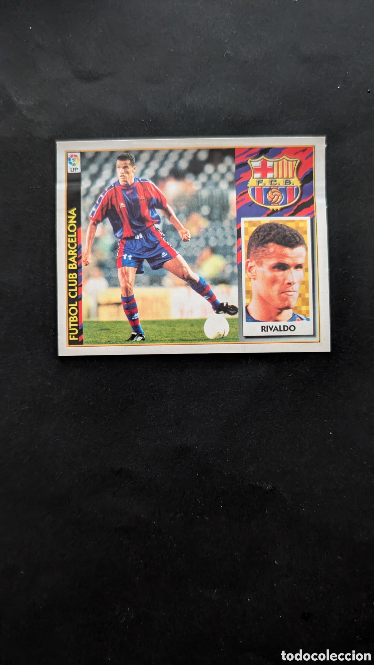 Figurine di Calcio: RIVALDO BARCELONA COLOCA LIGA ESTE 1997/98 97 98 VENTANILLA