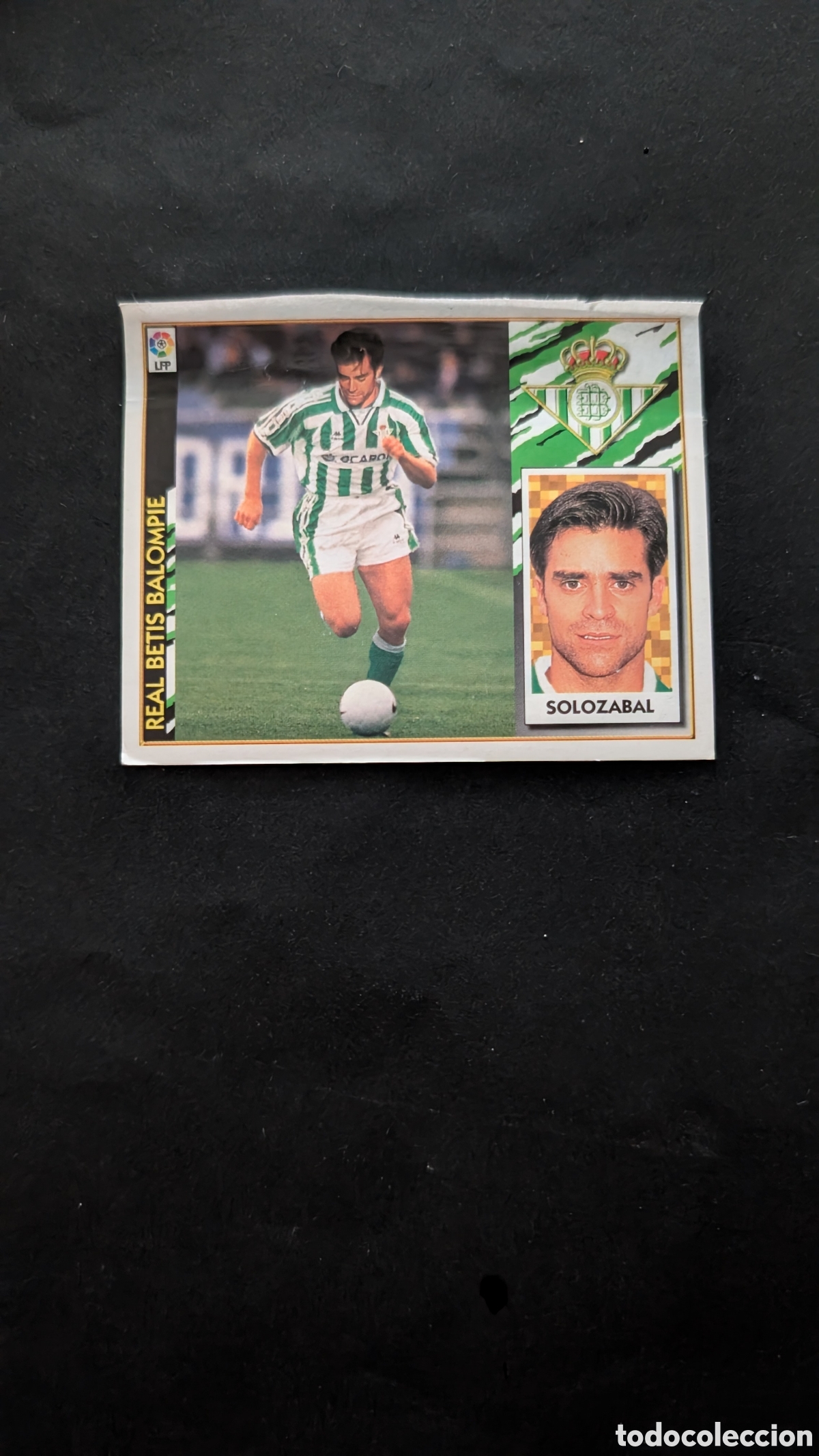 Figurine di Calcio: SOLOZABAL BETIS COLOCA LIGA ESTE 1997/98 97 98 VENTANILLA