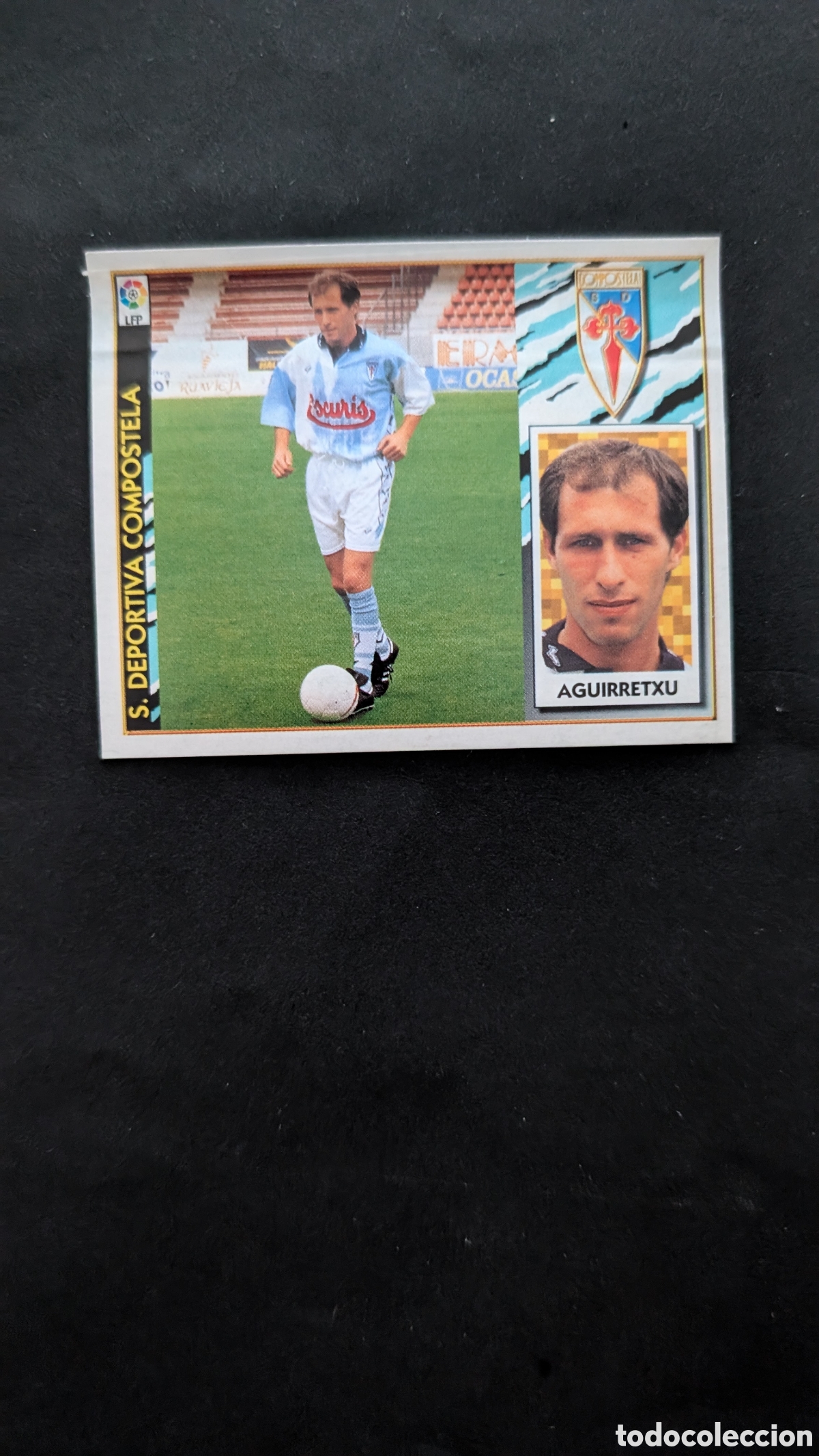 Figurine di Calcio: AGUIRRETXU COMPOSTELA COLOCA LIGA ESTE 1997/98 97 98 VENTANILLA