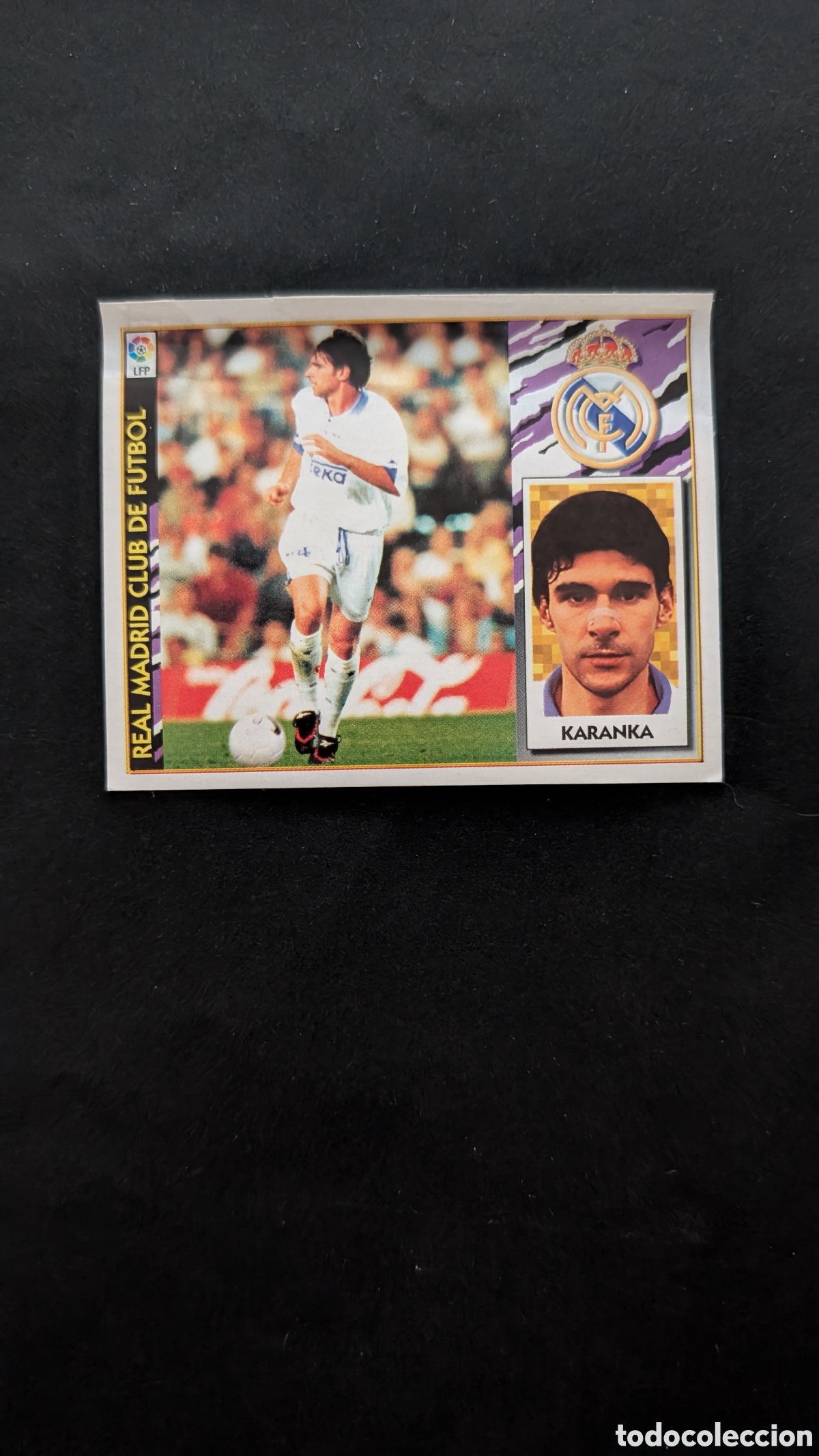 Figurine di Calcio: KARANKA REAL MADRID COLOCA LIGA ESTE 1997/98 97 98 VENTANILLA