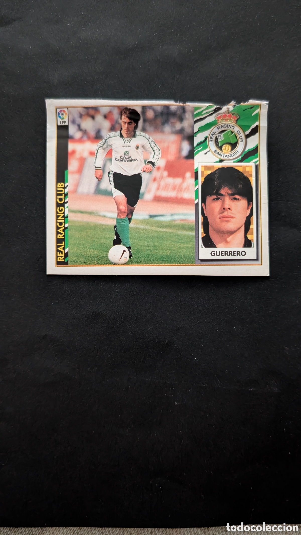 Figurine di Calcio: GUERRERO RACING SANTANDER COLOCA LIGA ESTE 1997/98 97 98 VENTANILLA