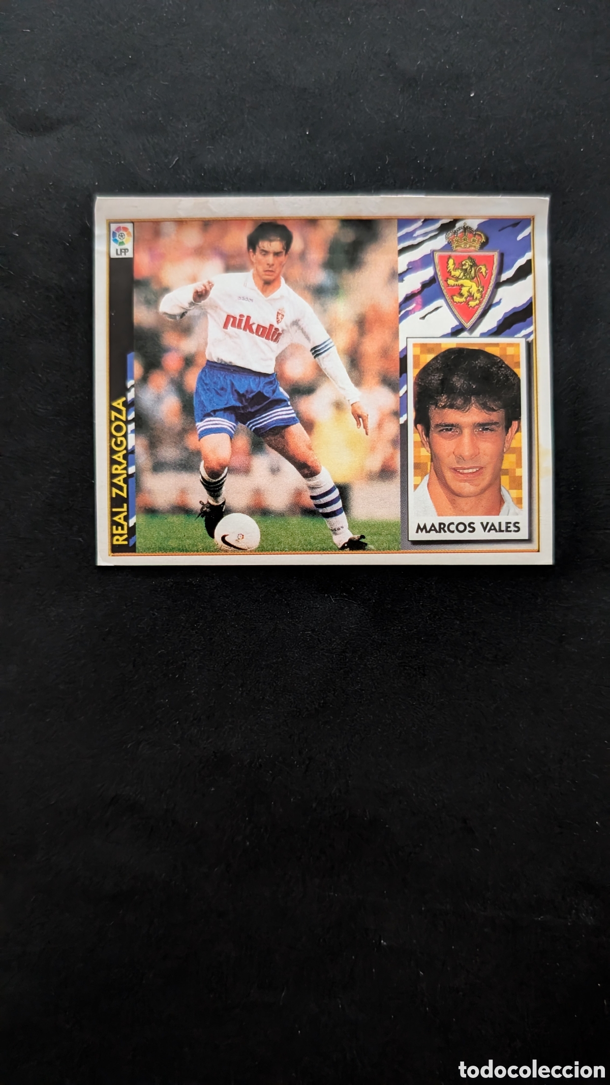 Figurine di Calcio: MARCOS VALES ZARAGOZA COLOCA LIGA ESTE 1997/98 97 98 VENTANILLA