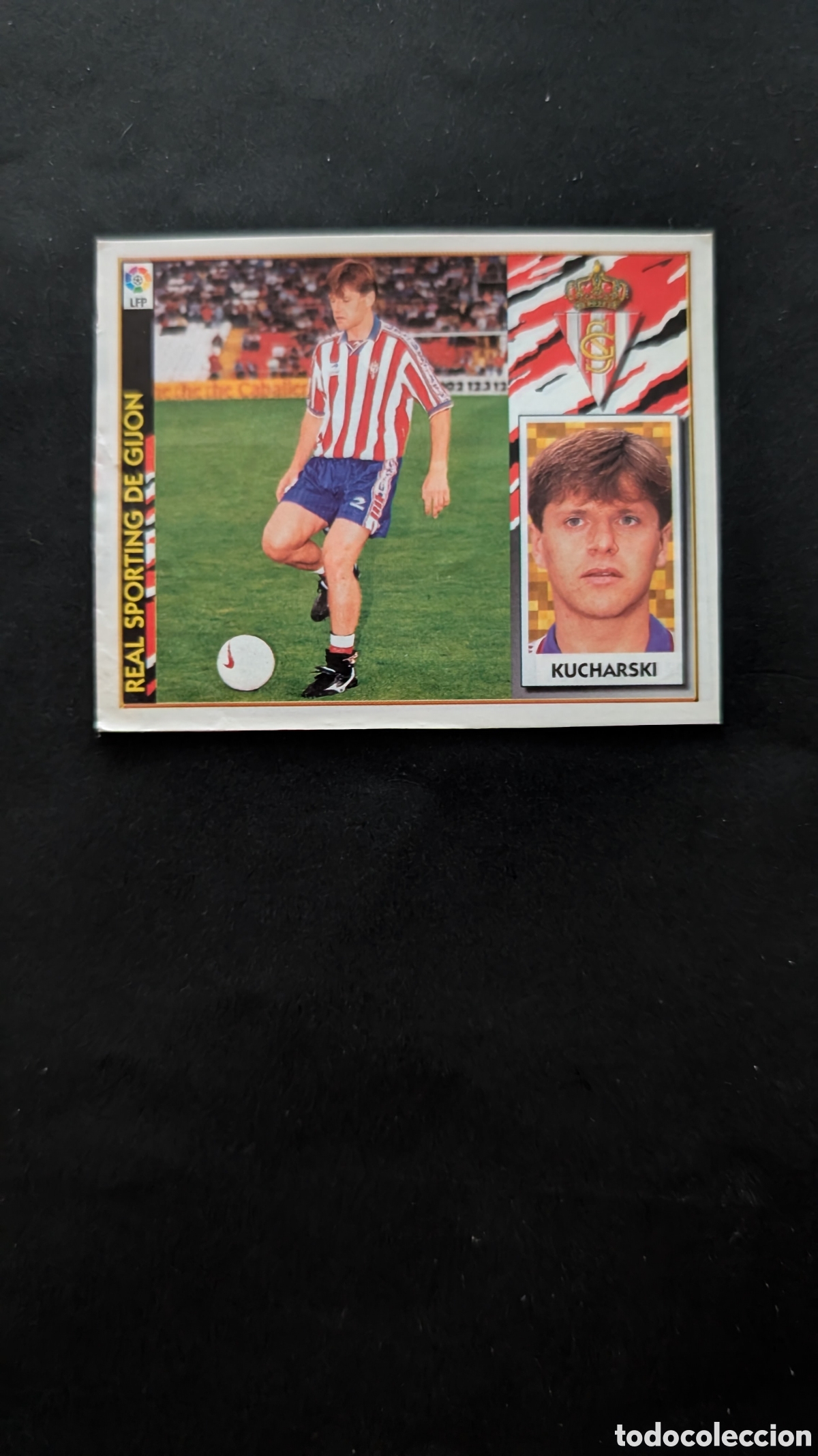 Figurine di Calcio: KUCHARSKI SPORTING GIJON COLOCA LIGA ESTE 1997/98 97 98 RECORTADO