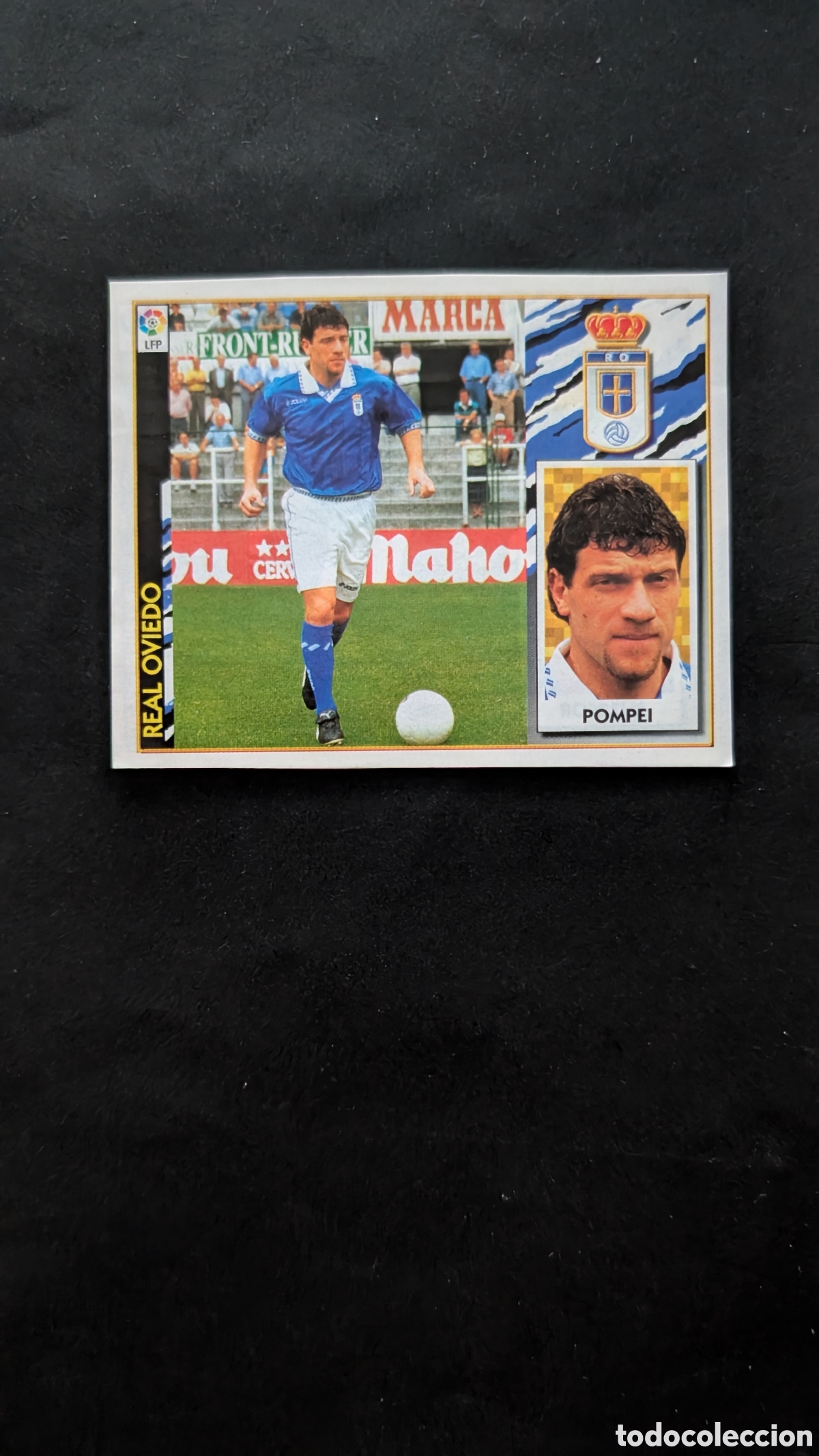 Figurine di Calcio: POMPEI OVIEDO COLOCA LIGA ESTE 1997/98 97 98 RECORTADO