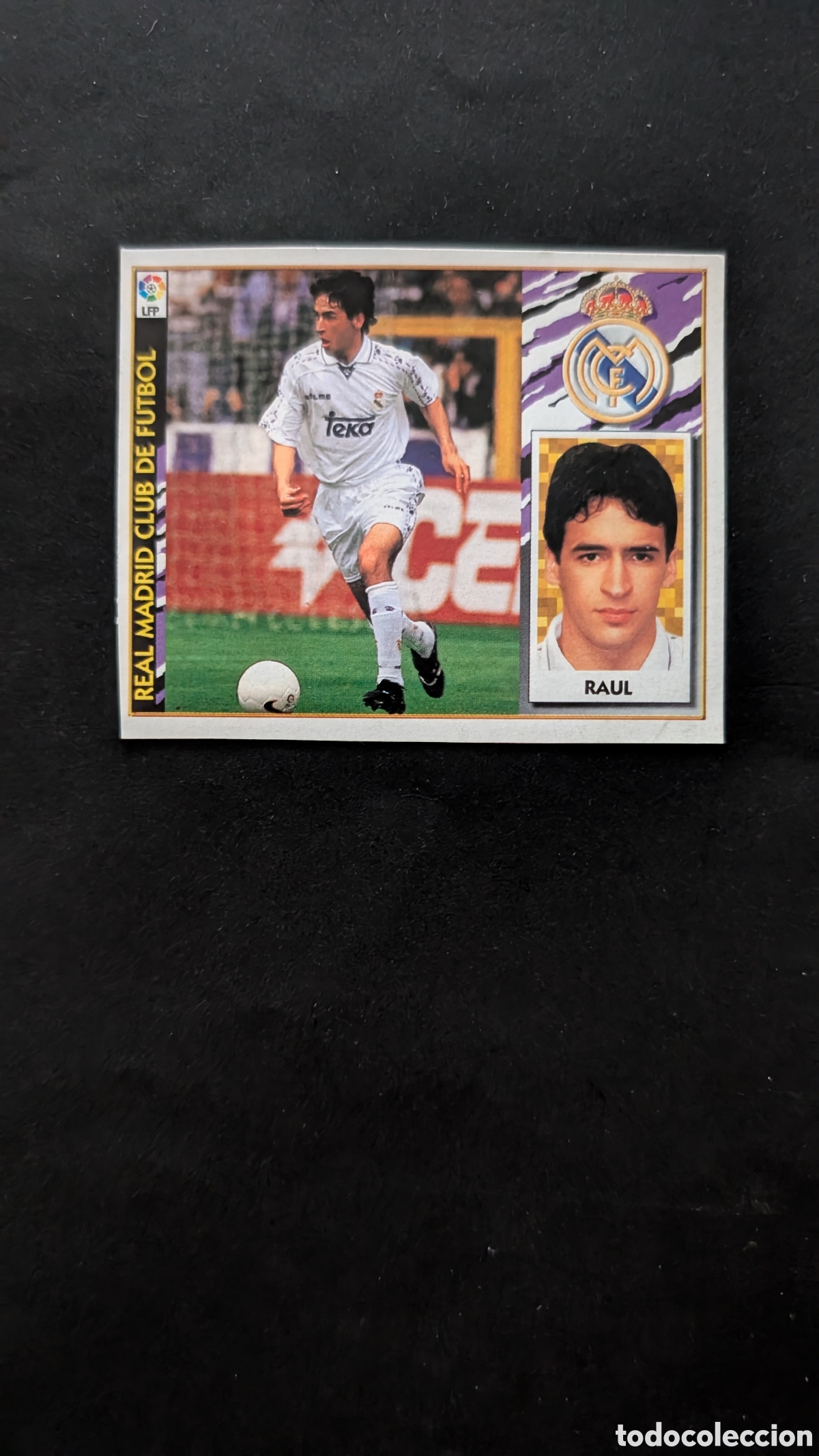 Cartes &agrave; collectionner de Football: RAUL REAL MADRID LIGA ESTE 1997/98 97 98 RECORTADO