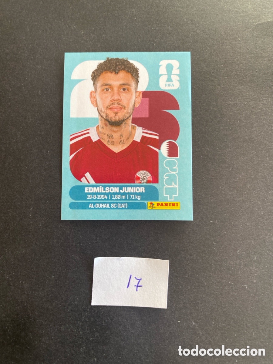 Cromos de F&uacute;tbol: Cromo Qatar Mundial 26 N* 17 nueva