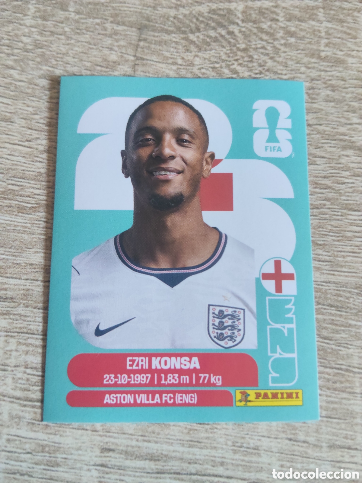 Cromos de F&uacute;tbol: Panini mundial 2026 ENG 5 Ezri Konsa Inglaterra