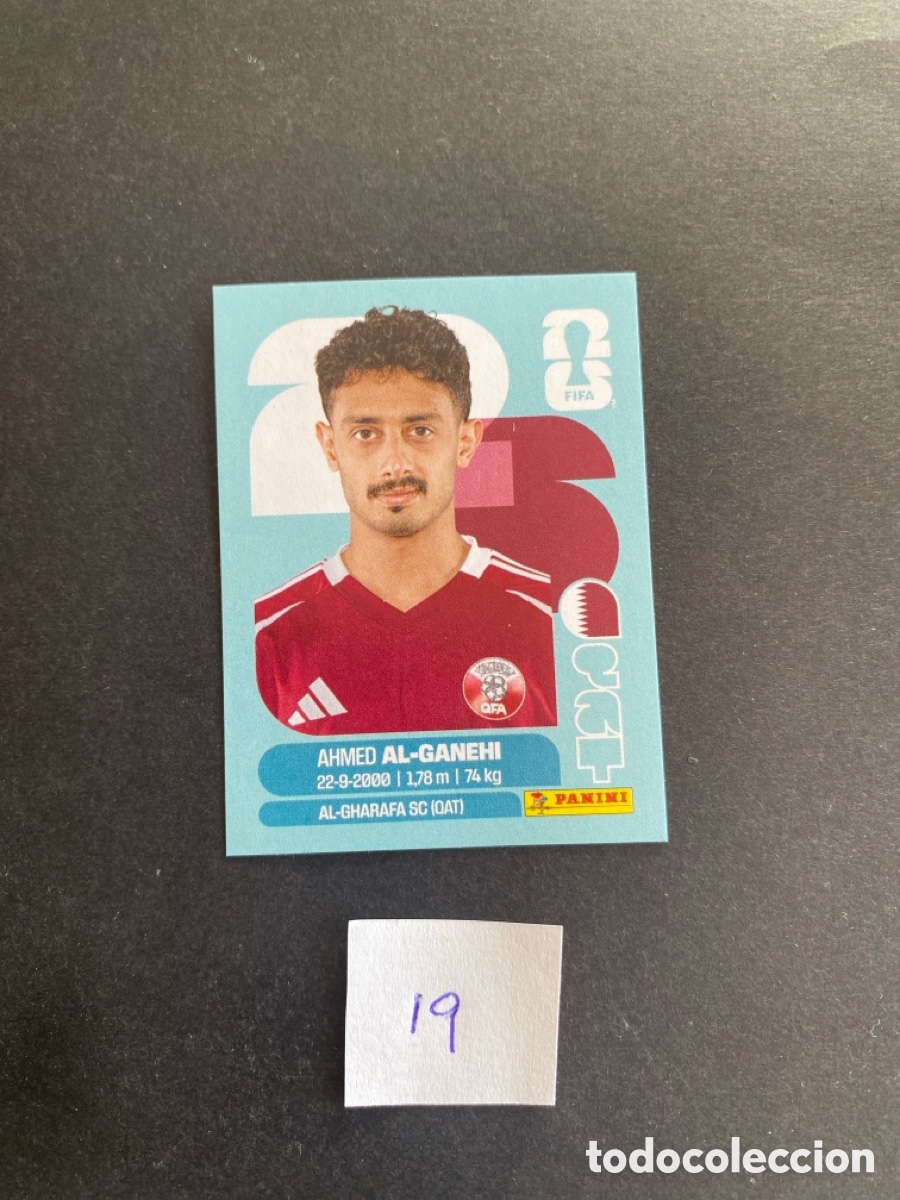 Cromos de F&uacute;tbol: Cromo Qatar Mundial 26 N* 19 nueva