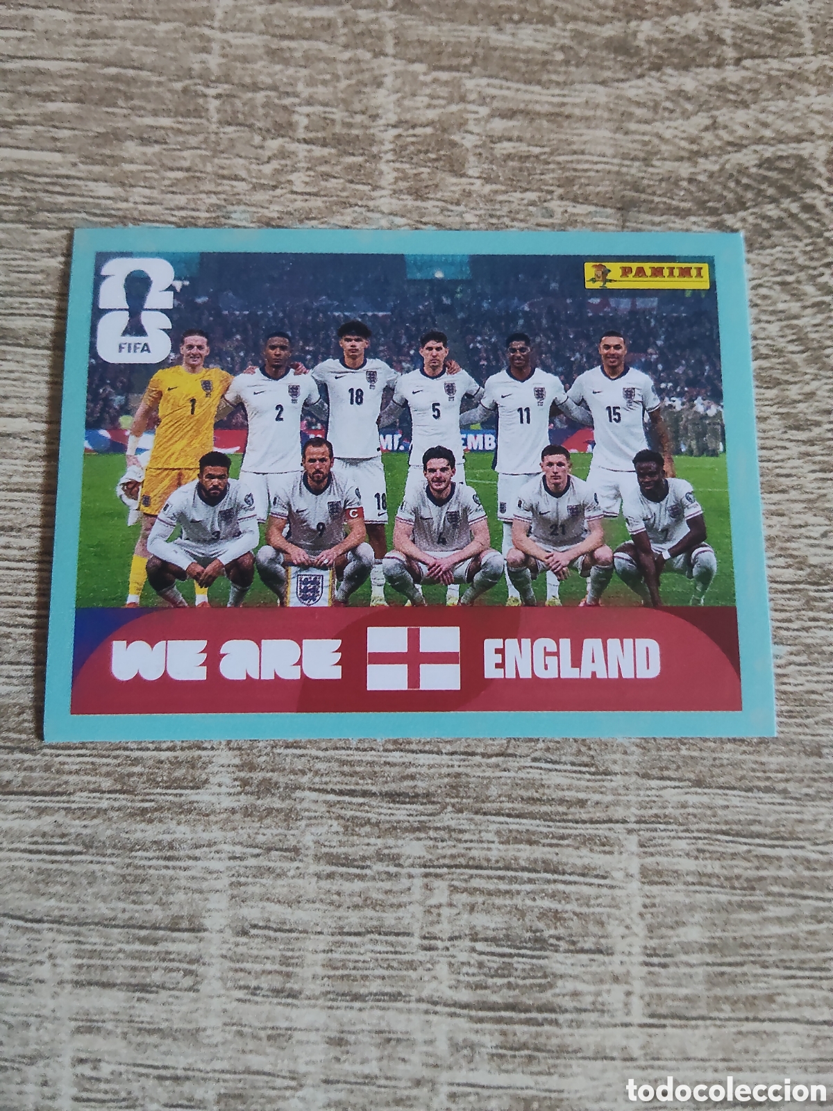 Cromos de F&uacute;tbol: Panini mundial 2026 ENG 13 alineaci&oacute;n Inglaterra