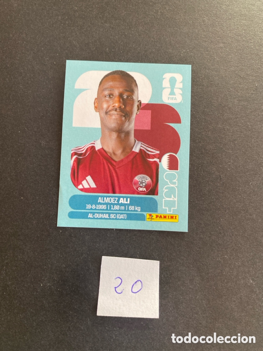 Cromos de F&uacute;tbol: Cromo Qatar Mundial 26 N* 20 nueva