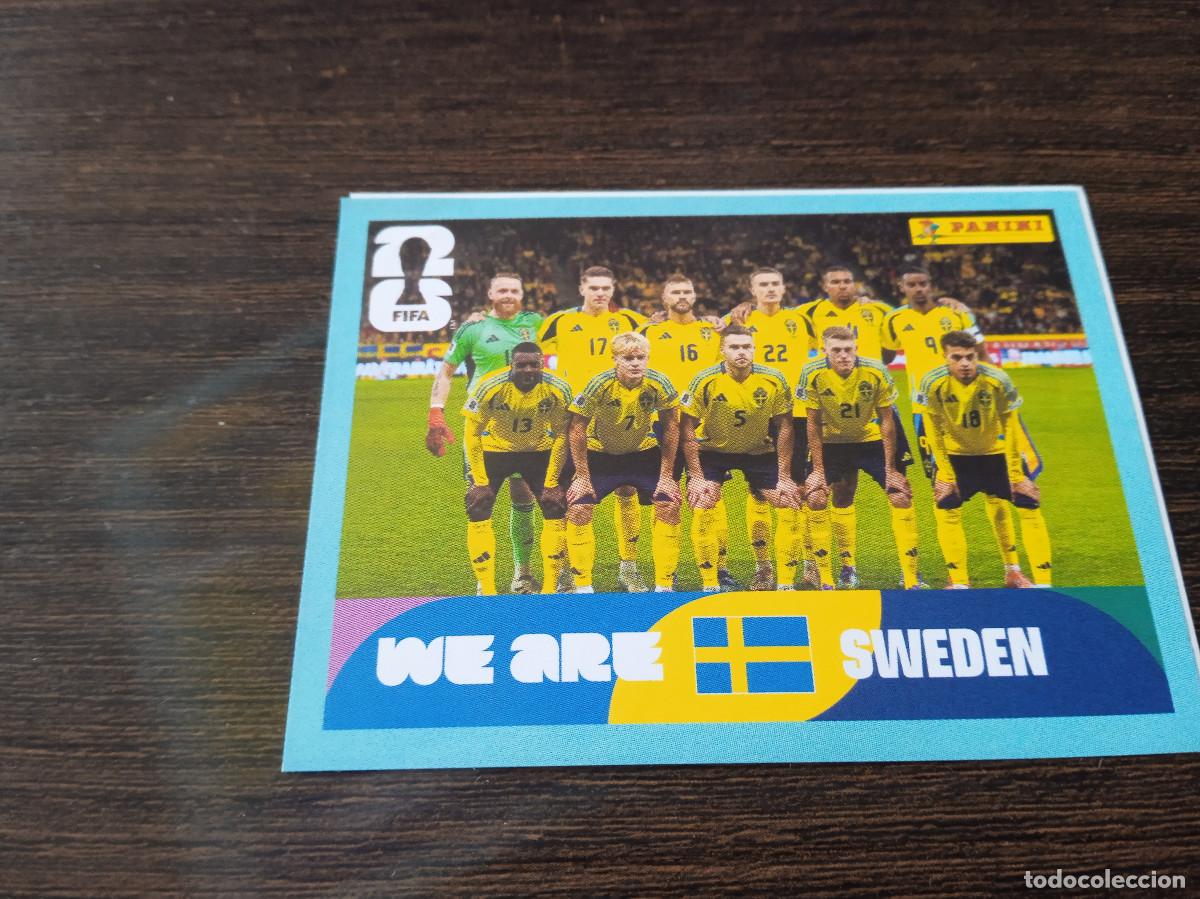 Cromos de F&uacute;tbol: Cromo Mundial Futbol 2026 Panini canada usa Mexico Suecia equipo SWE 13