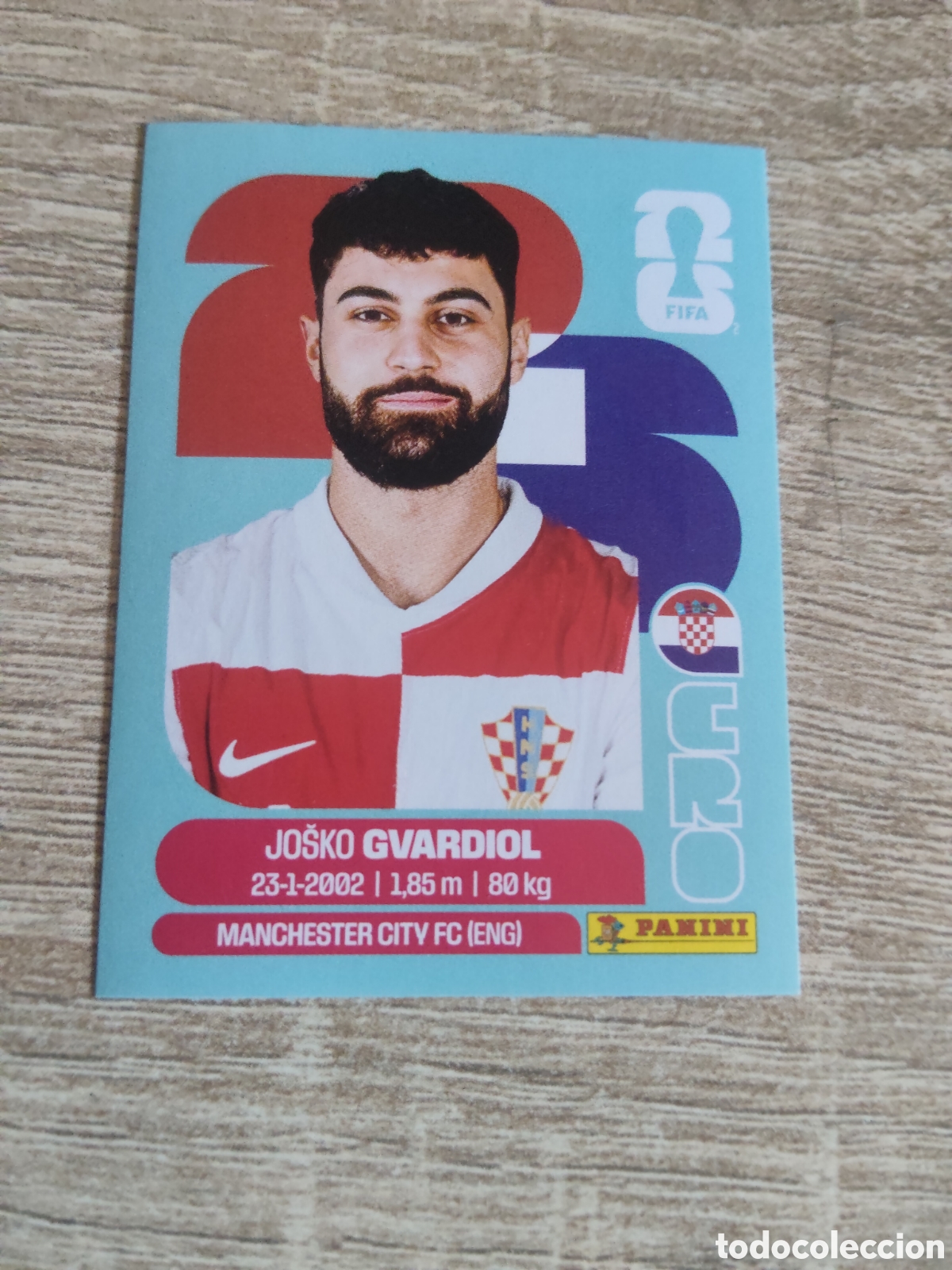 Cromos de F&uacute;tbol: Panini mundial 2026 CRO 4 Josko Gvardiol Croacia