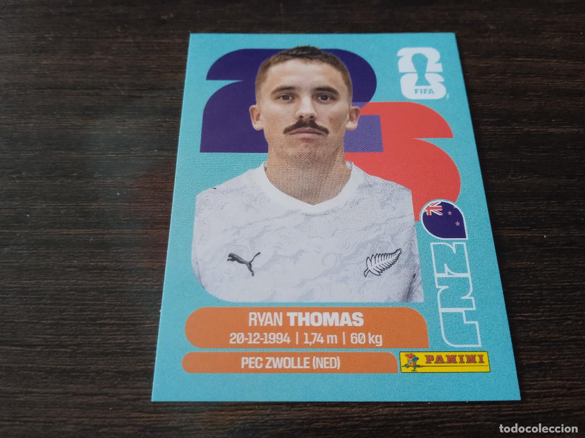 Cromos de F&uacute;tbol: Cromo Mundial Futbol 2026 Panini canada usa Mexico Nueva Zelanda Ryan Thomas NZL 12
