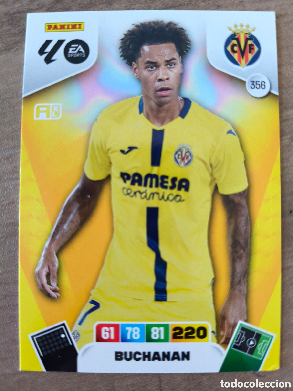Cromos de F&uacute;tbol: Buchanan 356 Villarreal Adrenalyn XL Liga 25 26