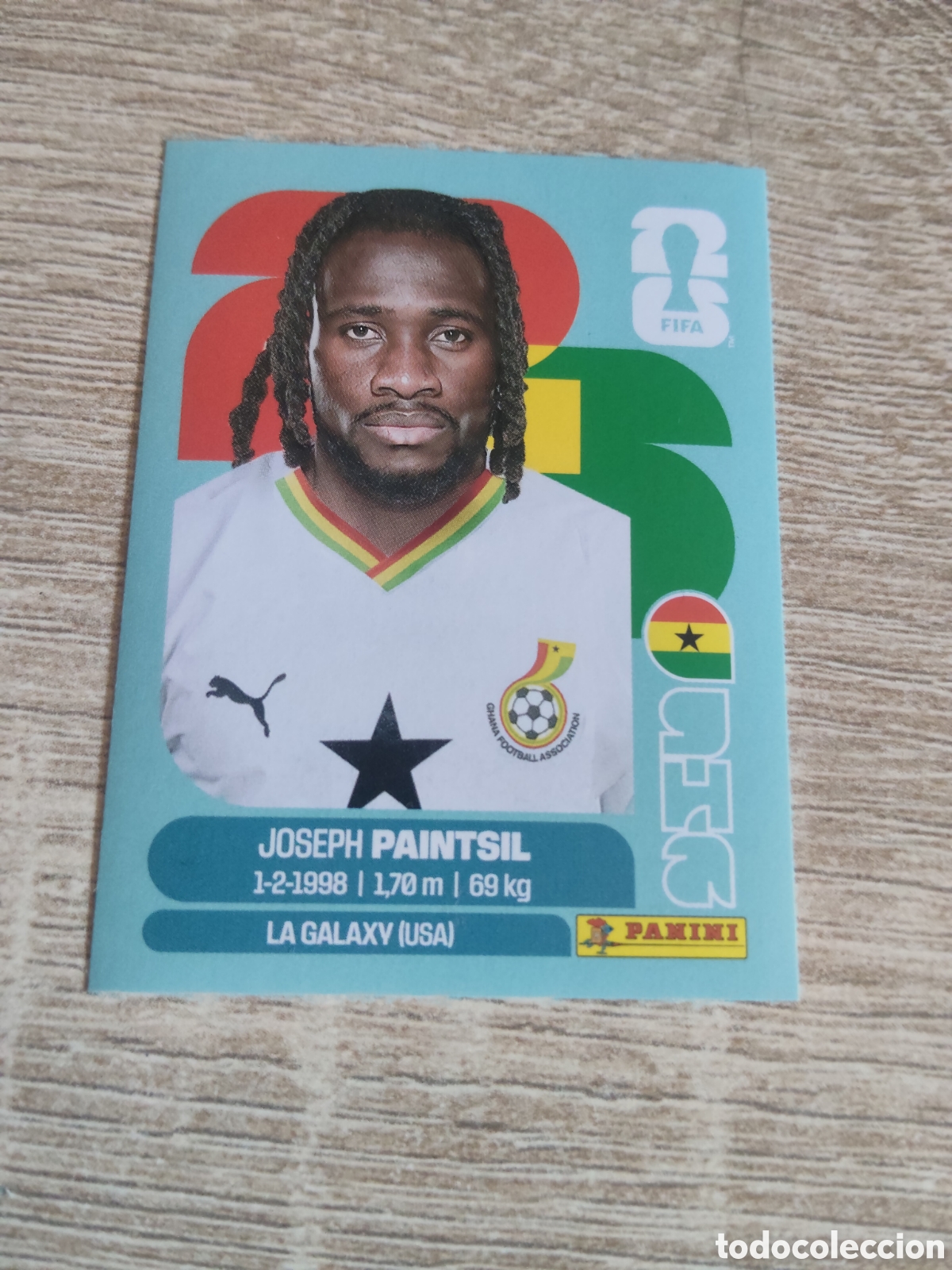 Cromos de F&uacute;tbol: Panini mundial 2026 GHA 18 Joseph Paintsil Ghana