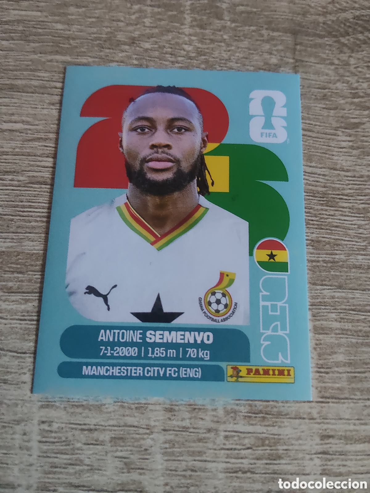 Cromos de F&uacute;tbol: Panini mundial 2026 GHA 20 Antoine Semenyo Ghana