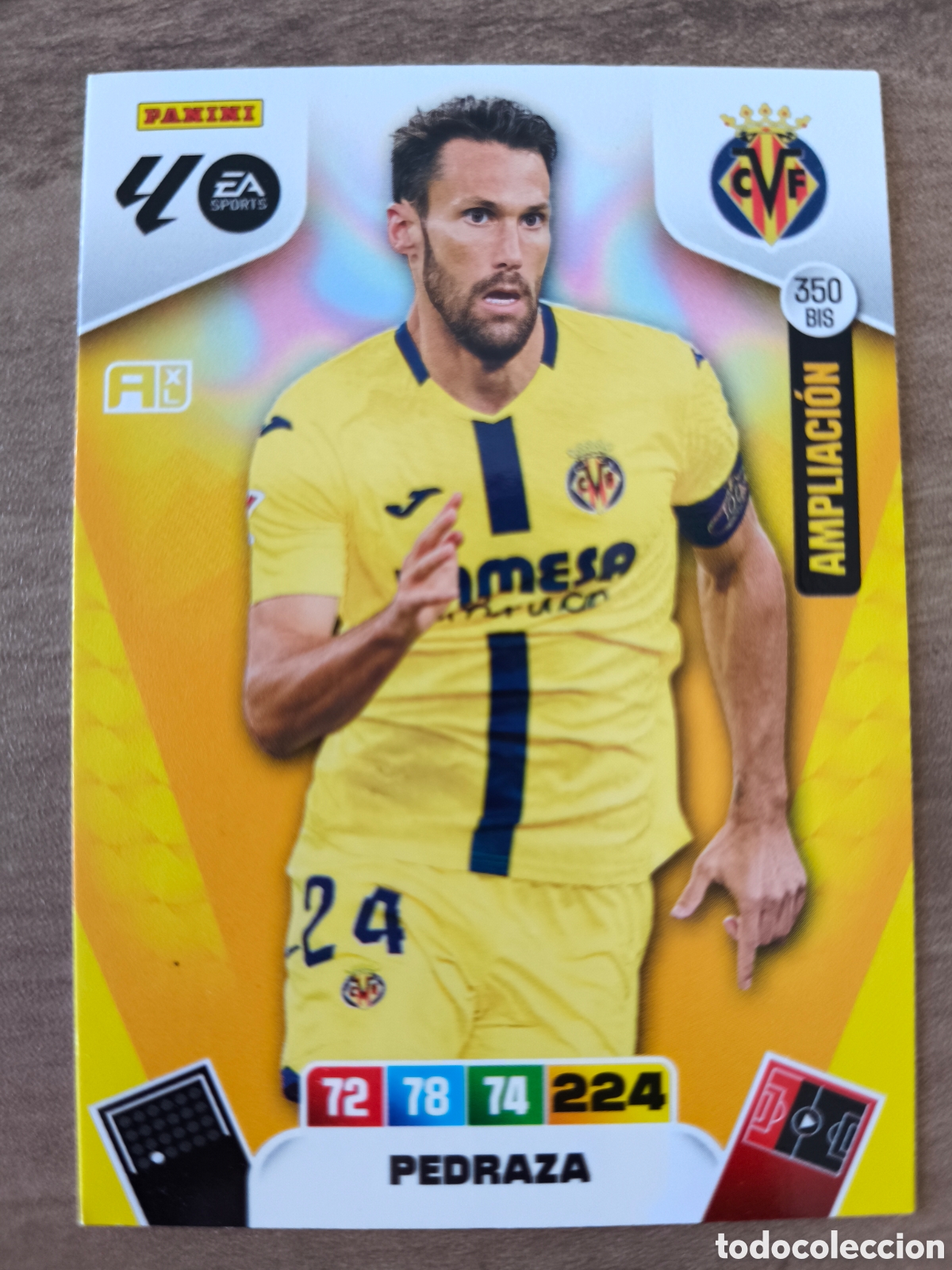 Cromos de F&uacute;tbol: Pedraza 350 Bis Villarreal Adrenalyn XL Liga 25 26