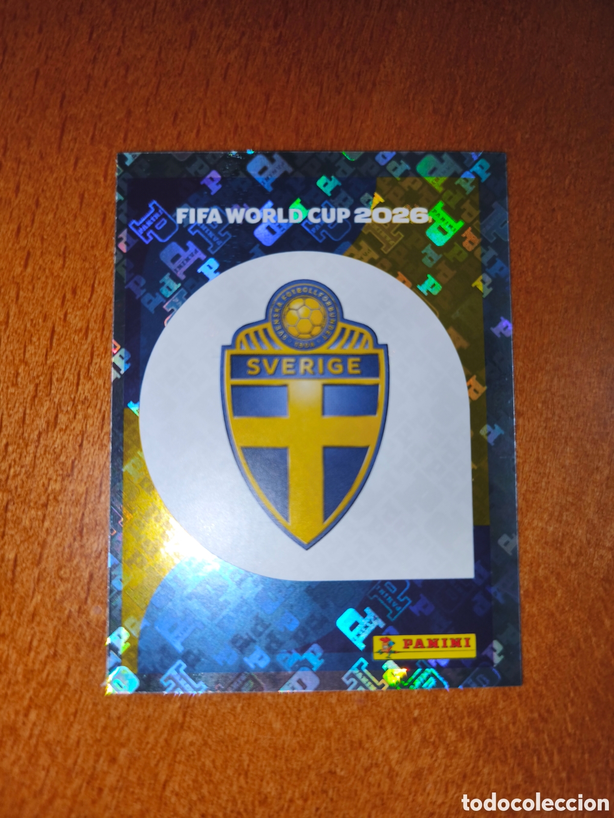 Cromos de F&uacute;tbol: SWE1 Escudo SWE 1 Fifa World Cup 2026 Suecia
