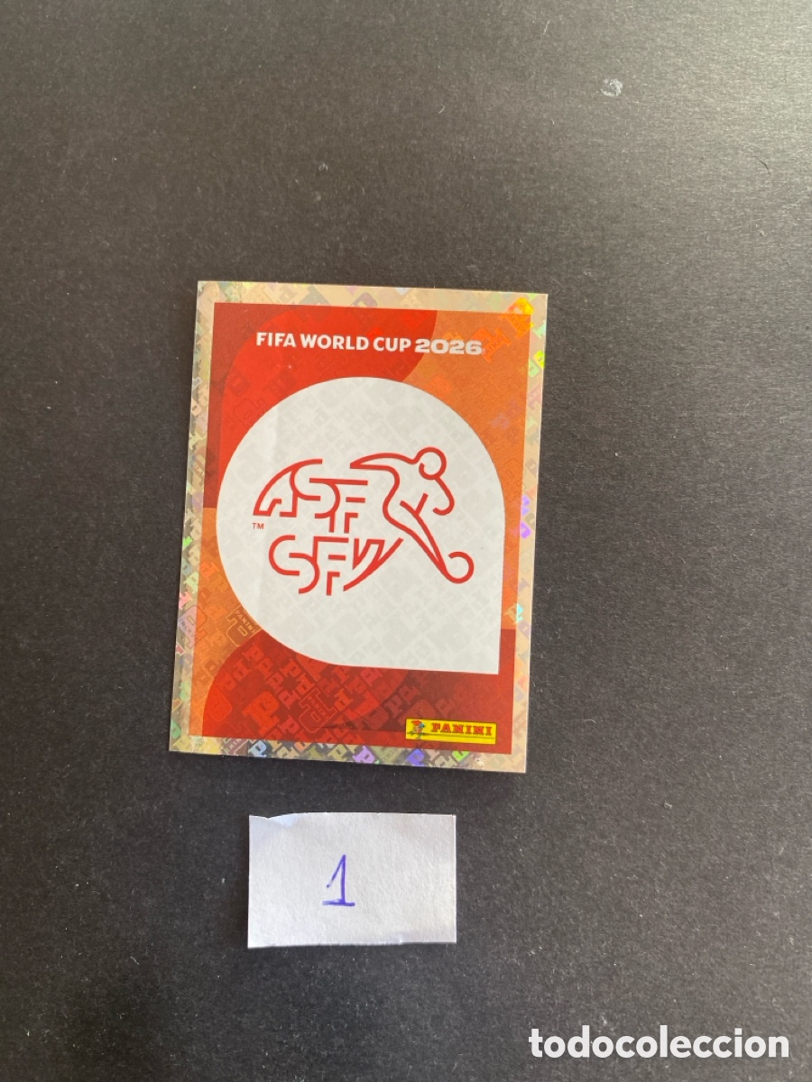 Football Stickers: Cromo Suiza Mundial 26 N* 1 nueva