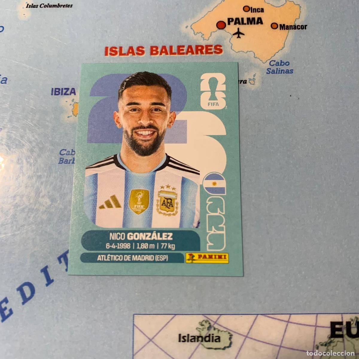 Football Stickers: Argentina n&uacute;mero 16 cromo panini Mundial Fifa World Cup 2026