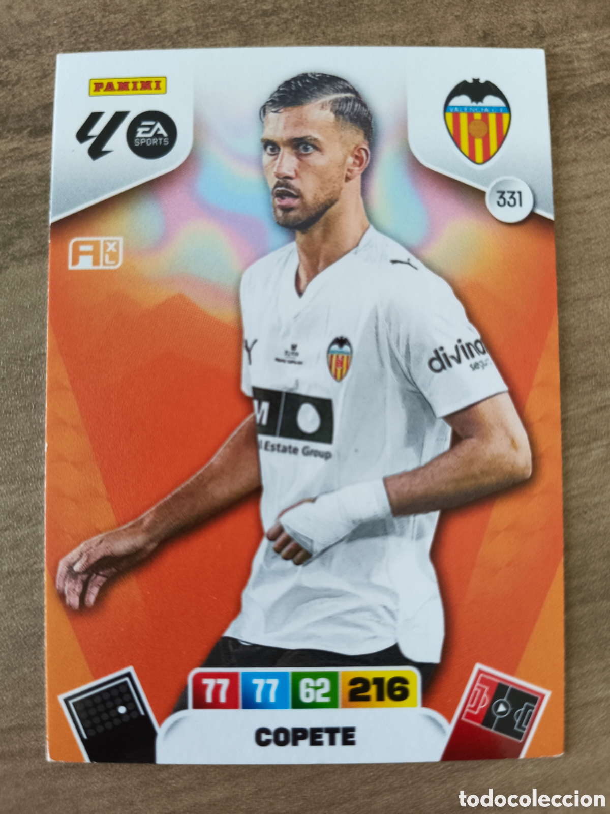 Cromos de F&uacute;tbol: Copete 331 Valencia Adrenalyn XL Liga 25 26