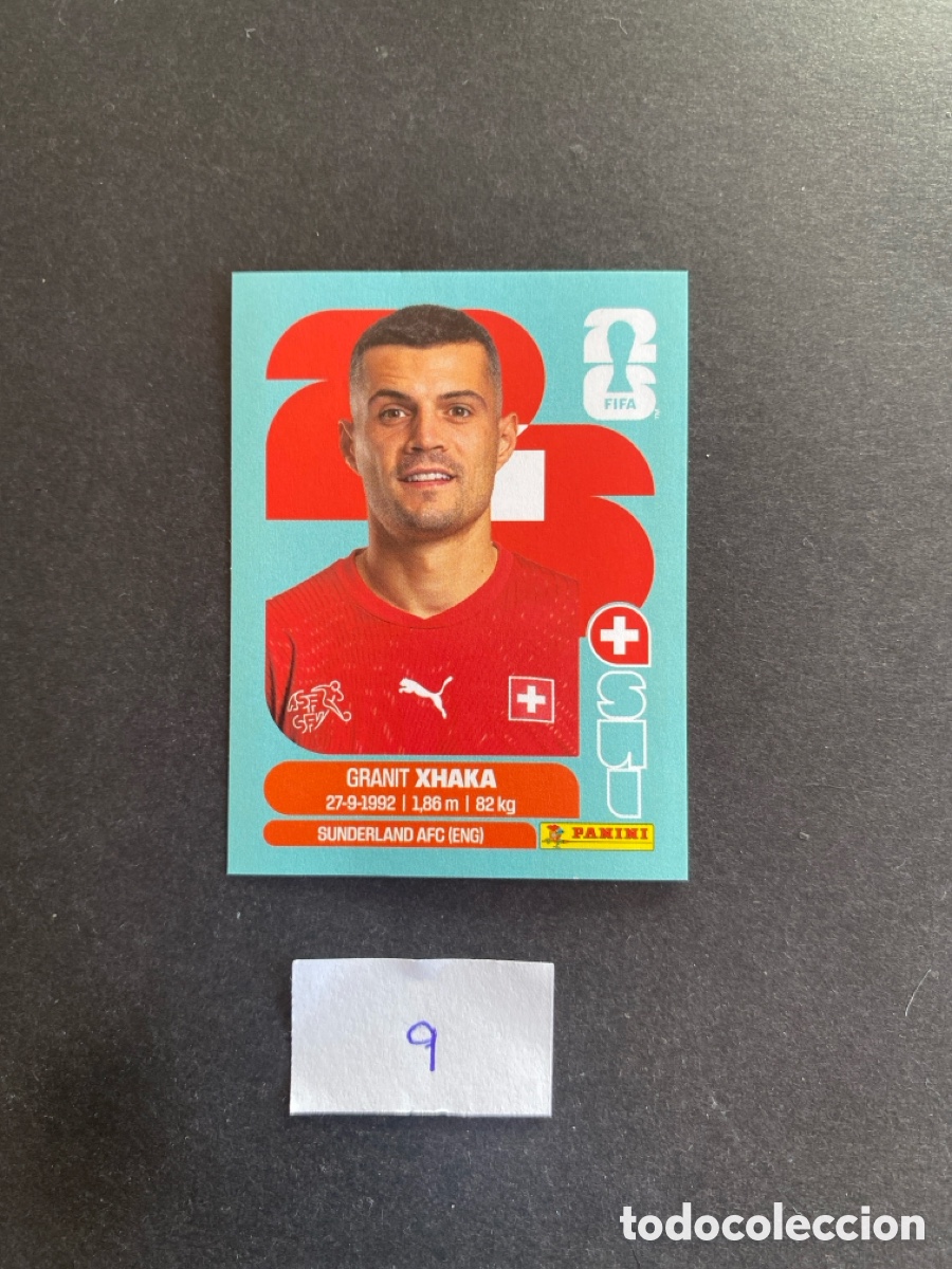 Cromos de F&uacute;tbol: Cromo Suiza Mundial 26 N* 9 nueva