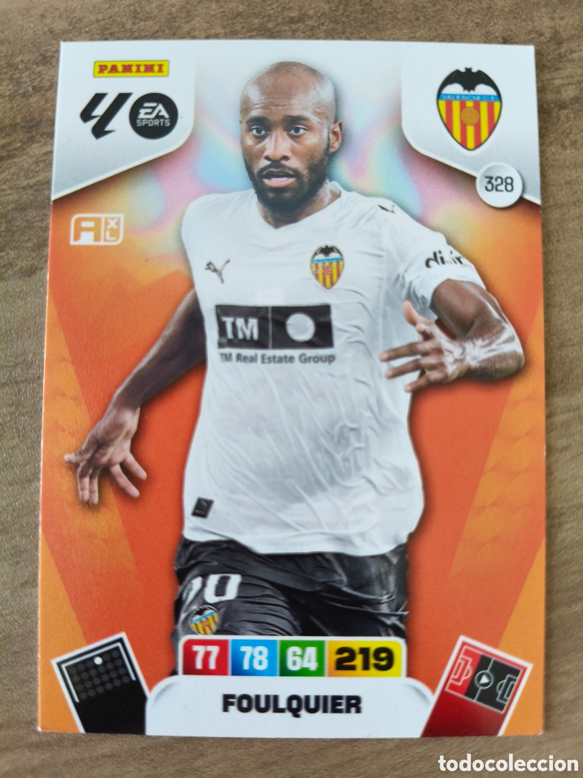 Cromos de F&uacute;tbol: Foulquier 328 Valencia Adrenalyn XL Liga 25 26