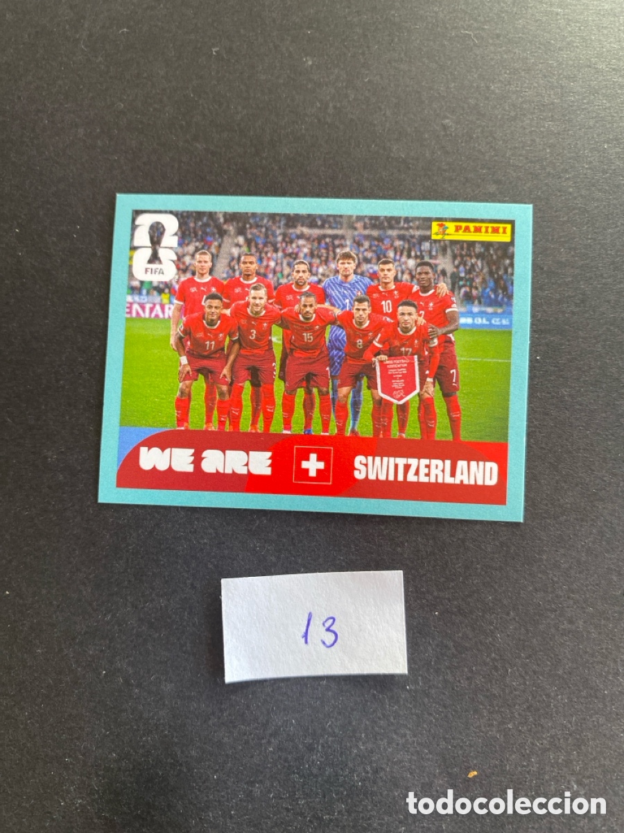 Cromos de F&uacute;tbol: Cromo Suiza Mundial 26 N* 13 nuevo